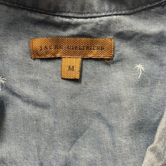 Jachs Girlfriend Palm Trees Tencel Blouse - Picture 4 of 5